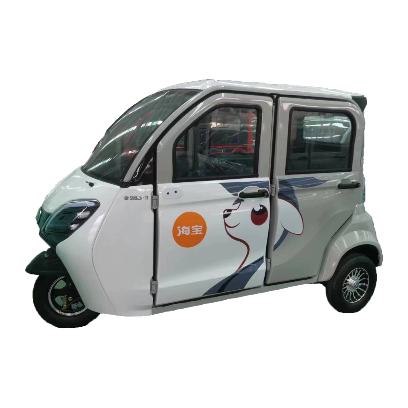 Fully Enclosed Electric Tricycle for Passengers Mini Electric Tricycle Tuk Tuk